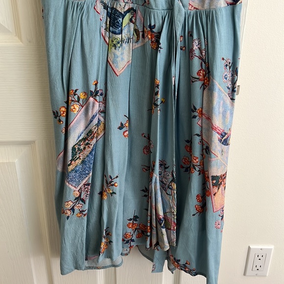 Anthropologie Blue Tie Dress - Picture 7 of 11
